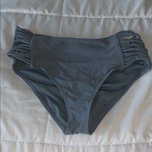 High waisted bikini bottoms